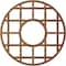 Ekena Millwork O'Neal Wood Fretwork Pierced Ceiling Medallion, Walnut, 24"OD x 8 3/4"ID x 3/8"T CMWP24X24X0375ONWA - alternate 4